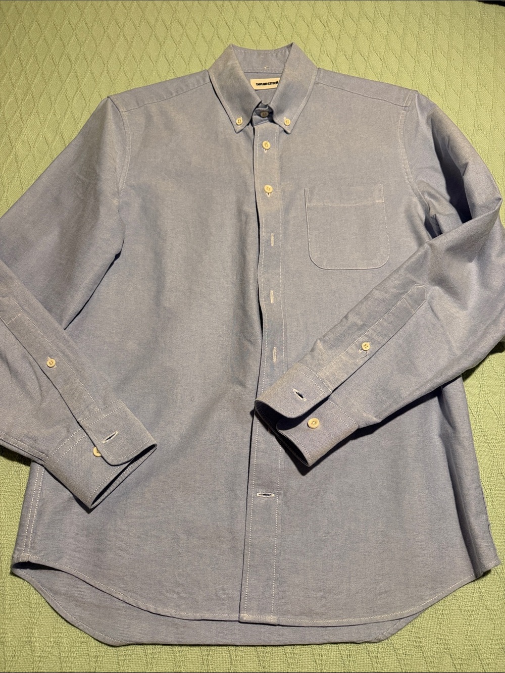 Taylor Stitch the Jack Light Blue Oxford Button-Down Shirt
